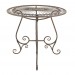 Садовый стол "Стиль", металл, диаметр 80 см